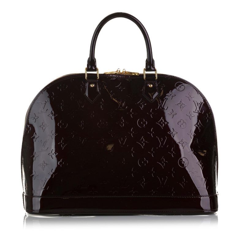 Louis Vuitton Monogram Vernis Alma GM (SHG-EQFJuw) - Image 10