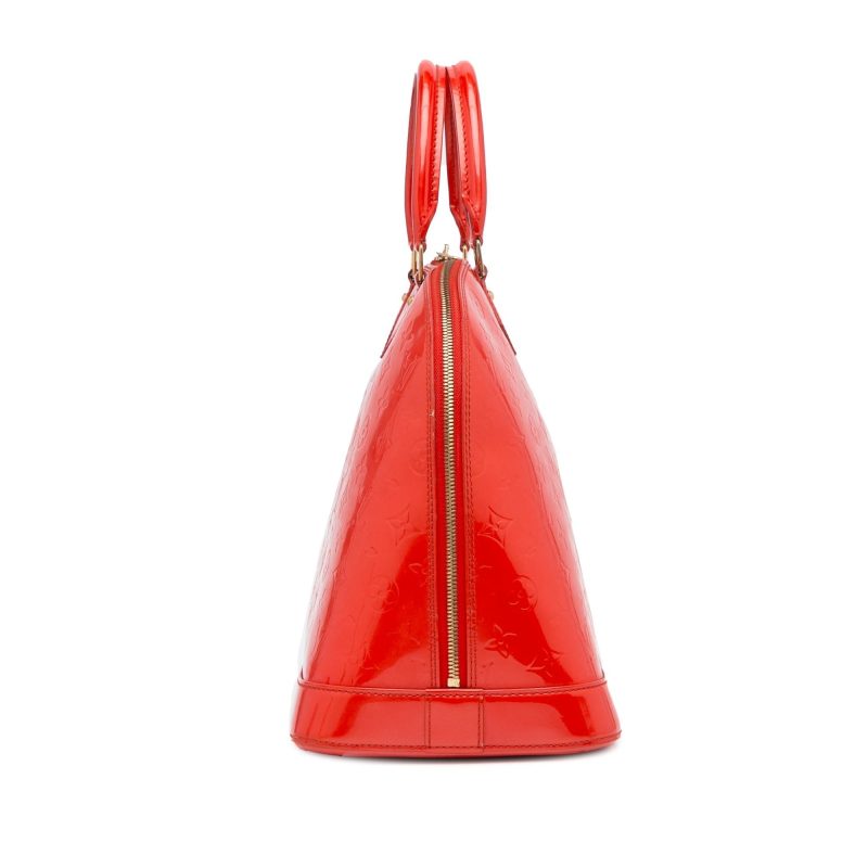 Louis Vuitton Monogram Vernis Alma GM (SHG-5mS6wP) - Image 2