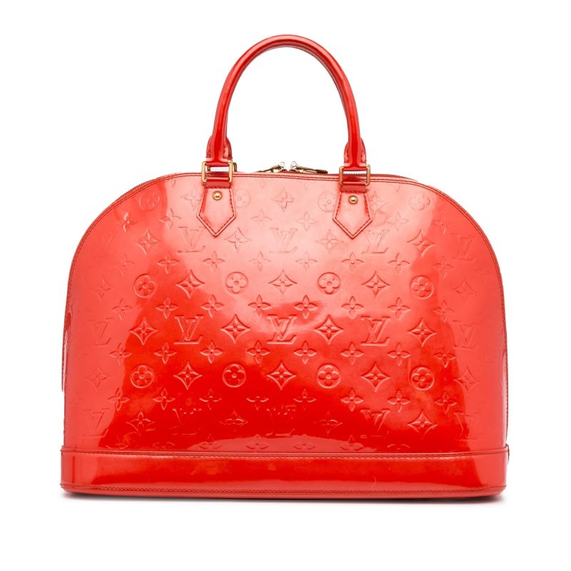 Louis Vuitton Monogram Vernis Alma GM (SHG-5mS6wP) - Image 3
