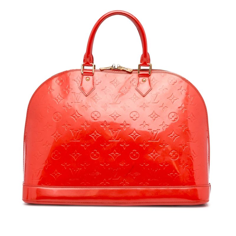 Louis Vuitton Monogram Vernis Alma GM (SHG-5mS6wP) - Image 13