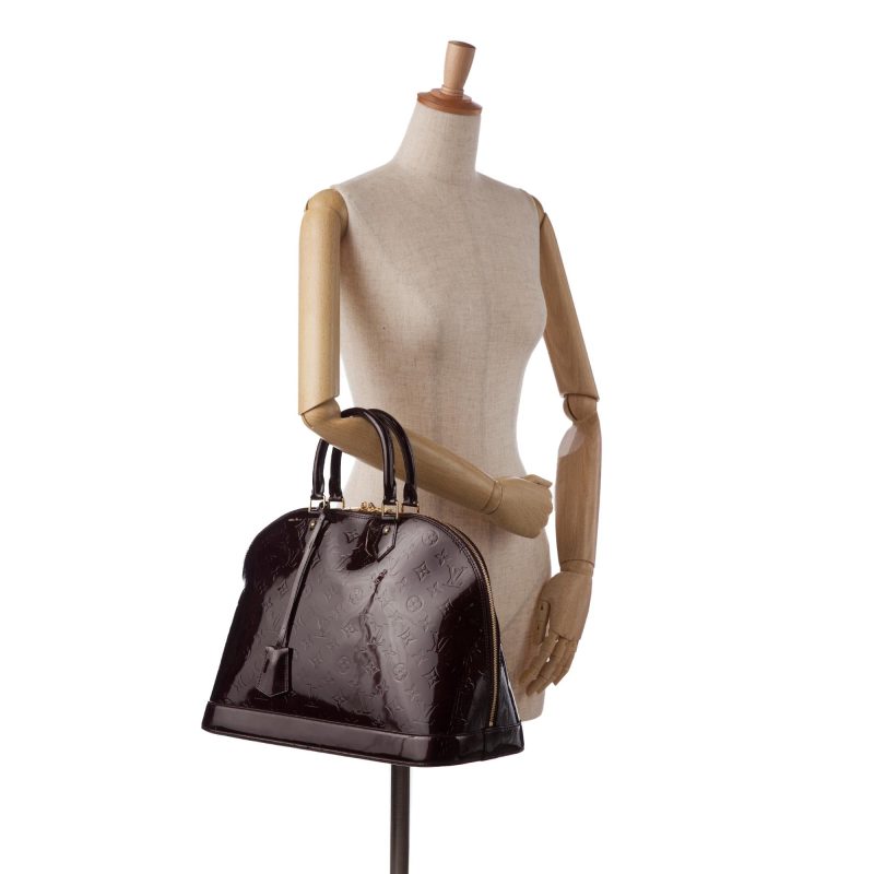 Louis Vuitton Monogram Vernis Alma GM (SHG-VQDbIb) - Image 4