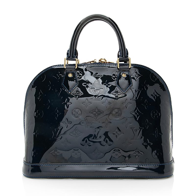Louis Vuitton Monogram Vernis Alma PM Satchel (SHF-22635) - Image 2