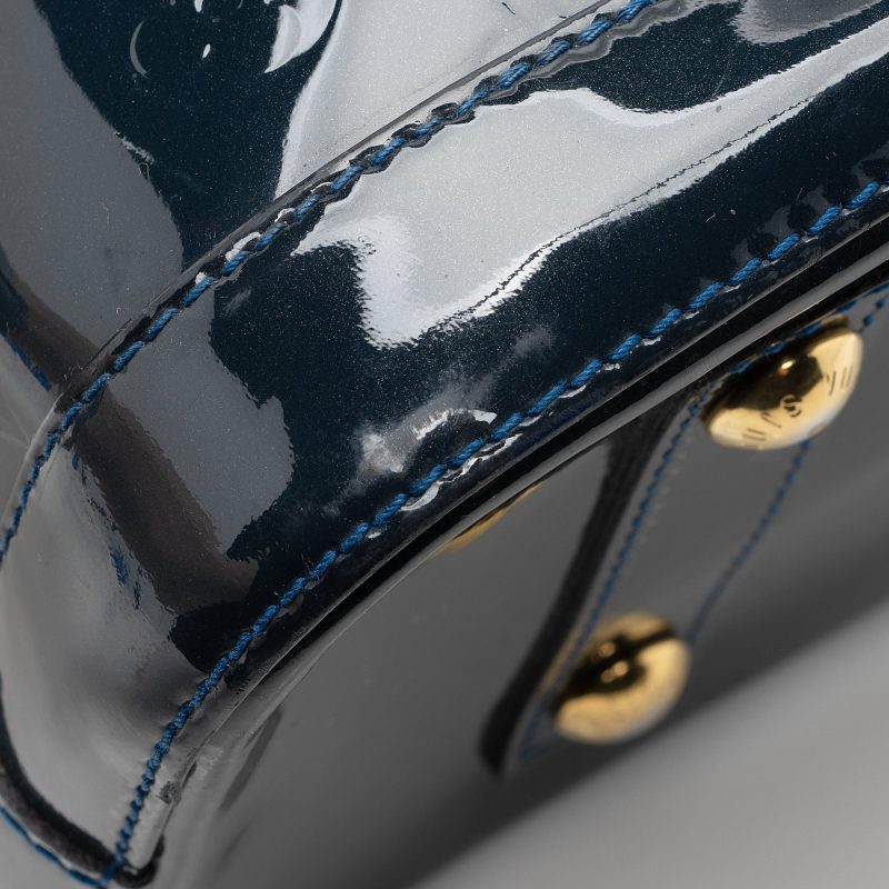 Louis Vuitton Monogram Vernis Alma PM Satchel (SHF-22635) - Image 14