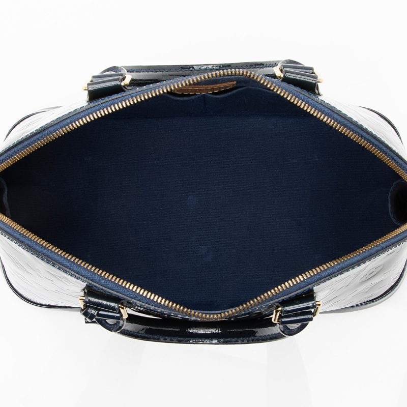 Louis Vuitton Monogram Vernis Alma PM Satchel (SHF-22635) - Image 6