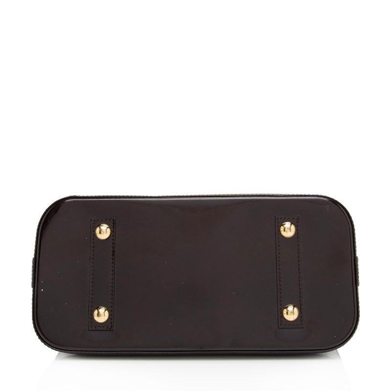 Louis Vuitton Monogram Vernis Alma PM Satchel (SHF-fmHWuP) - Image 3