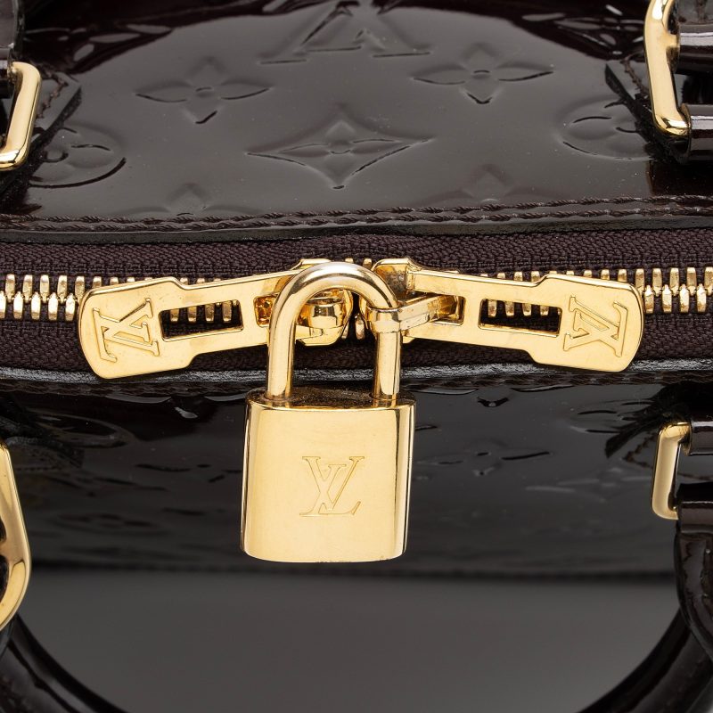 Louis Vuitton Monogram Vernis Alma PM Satchel (SHF-fmHWuP) - Image 8