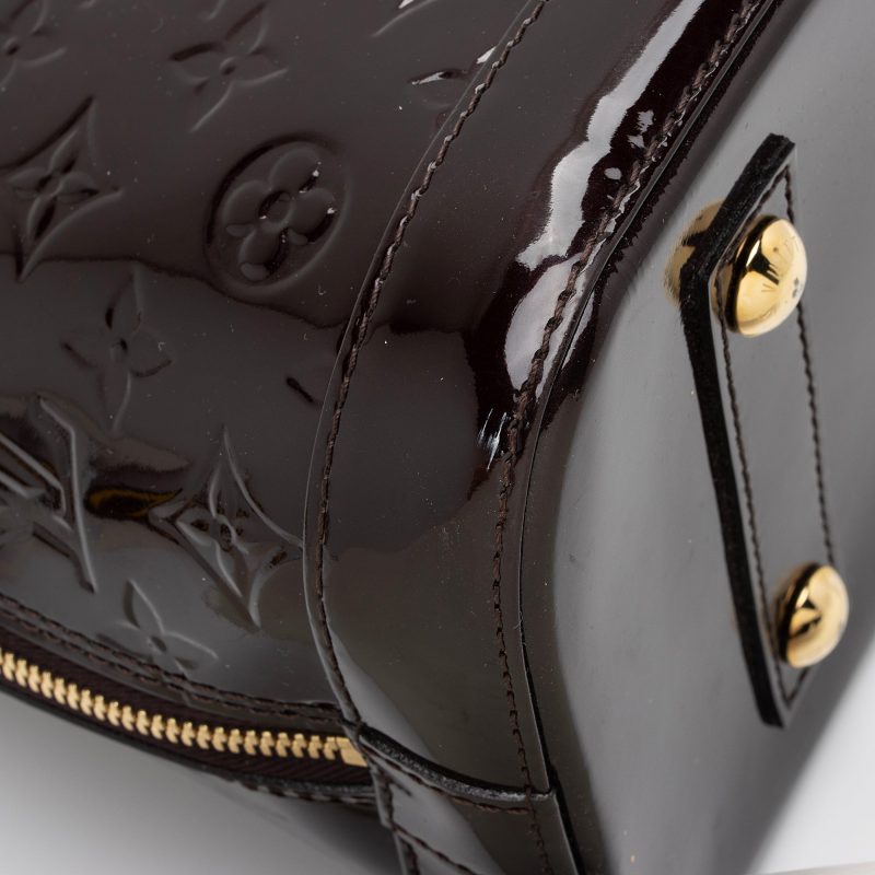 Louis Vuitton Monogram Vernis Alma PM Satchel (SHF-fmHWuP) - Image 10