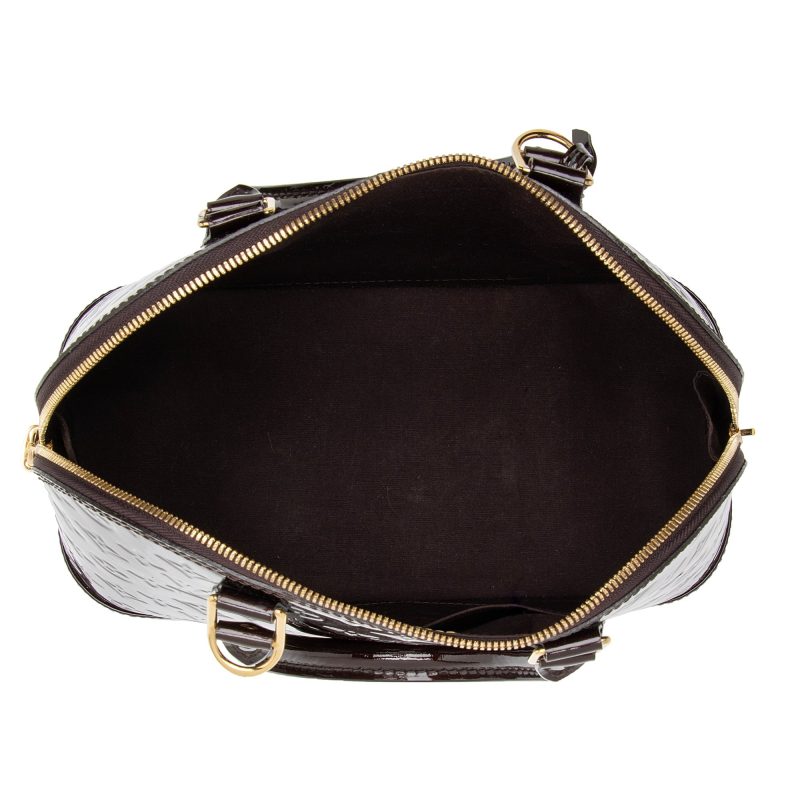 Louis Vuitton Monogram Vernis Alma PM Satchel (SHF-fmHWuP) - Image 6