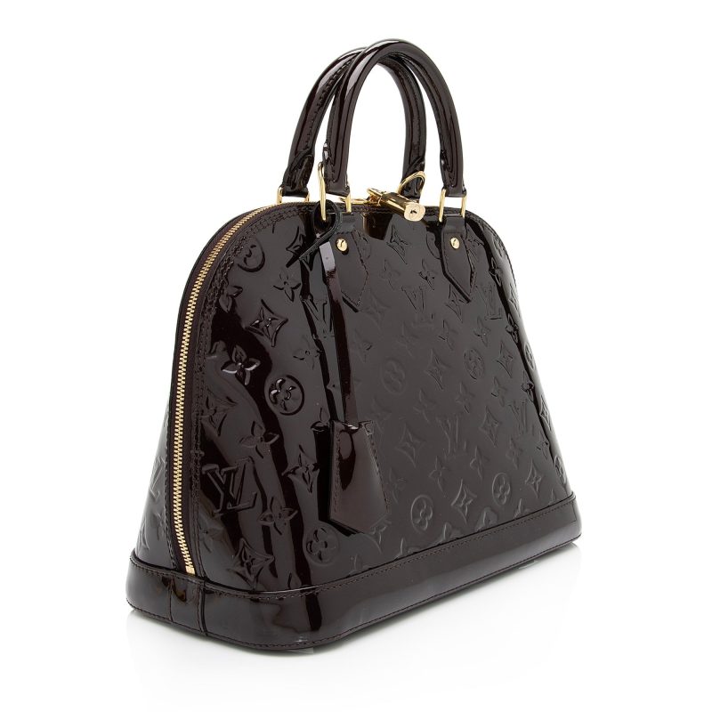Louis Vuitton Monogram Vernis Alma PM Satchel (SHF-fmHWuP)
