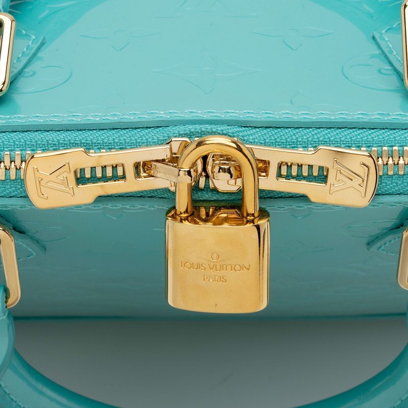 Louis Vuitton Monogram Vernis Alma PM Satchel (SHF-qtN90H) - Image 7