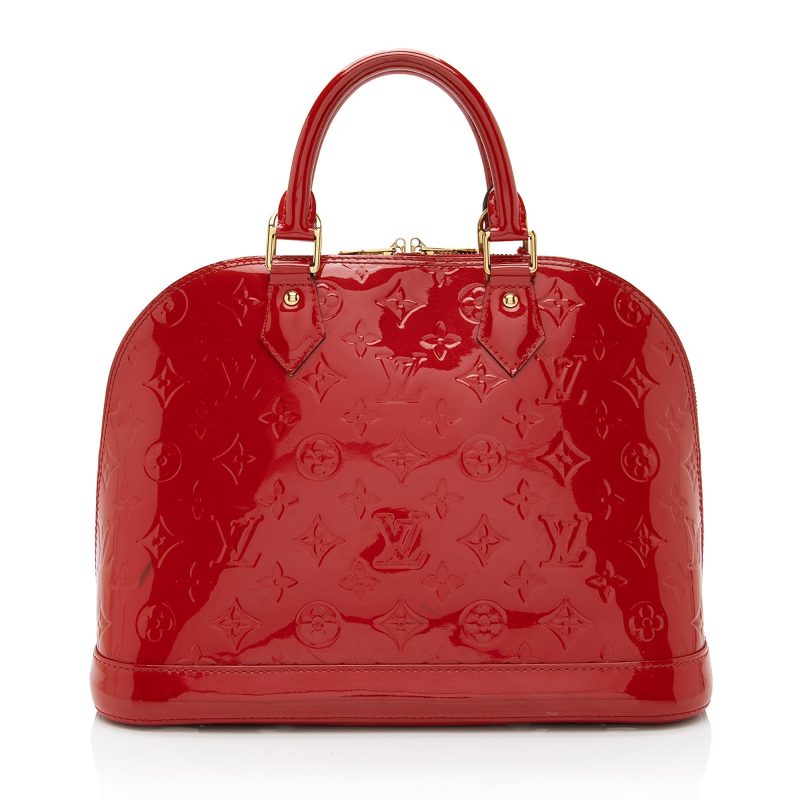 Louis Vuitton Monogram Vernis Alma PM Satchel (SHF-N7kVSA) - Image 2