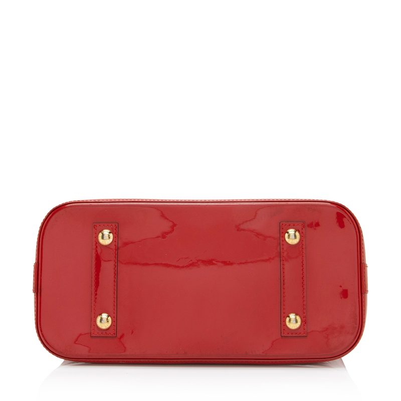 Louis Vuitton Monogram Vernis Alma PM Satchel (SHF-N7kVSA) - Image 3