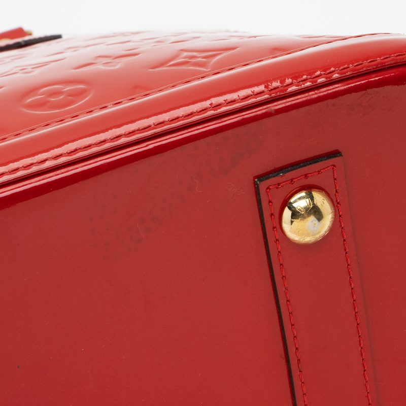 Louis Vuitton Monogram Vernis Alma PM Satchel (SHF-N7kVSA) - Image 19