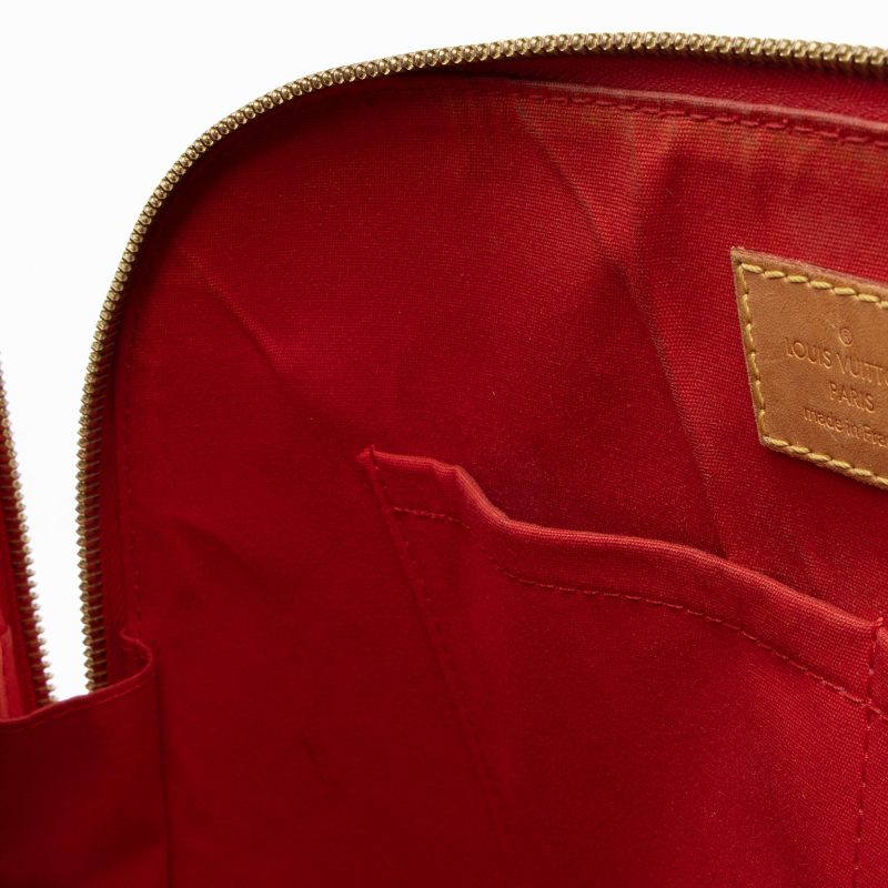Louis Vuitton Monogram Vernis Alma PM Satchel (SHF-N7kVSA) - Image 14