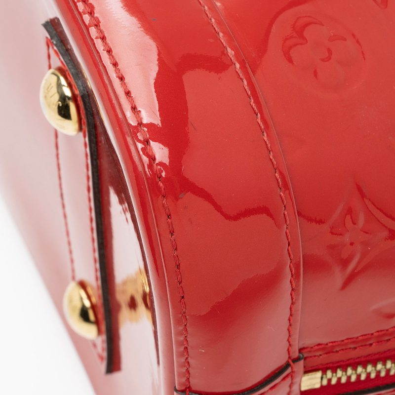 Louis Vuitton Monogram Vernis Alma PM Satchel (SHF-N7kVSA) - Image 18