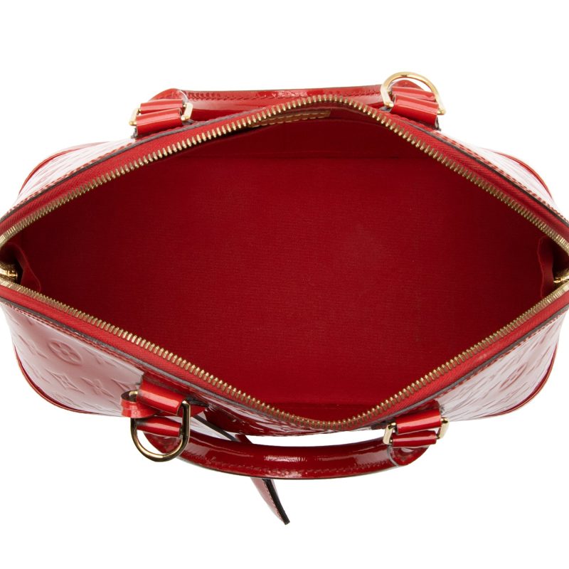 Louis Vuitton Monogram Vernis Alma PM Satchel (SHF-N7kVSA) - Image 6