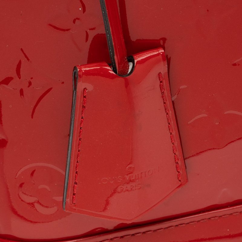 Louis Vuitton Monogram Vernis Alma PM Satchel (SHF-N7kVSA) - Image 8