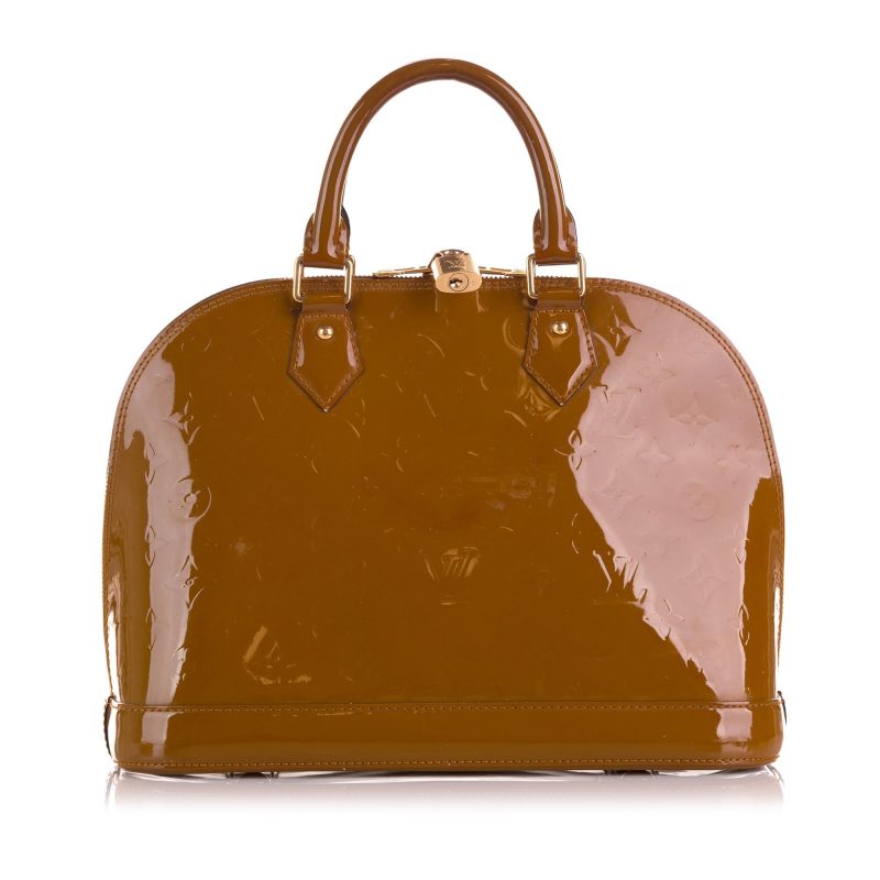 Louis Vuitton Monogram Vernis Alma PM (SHG-KVeSUD) - Image 13