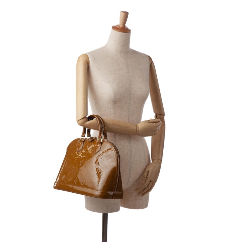 Louis Vuitton Monogram Vernis Alma PM (SHG-KVeSUD) - Image 4
