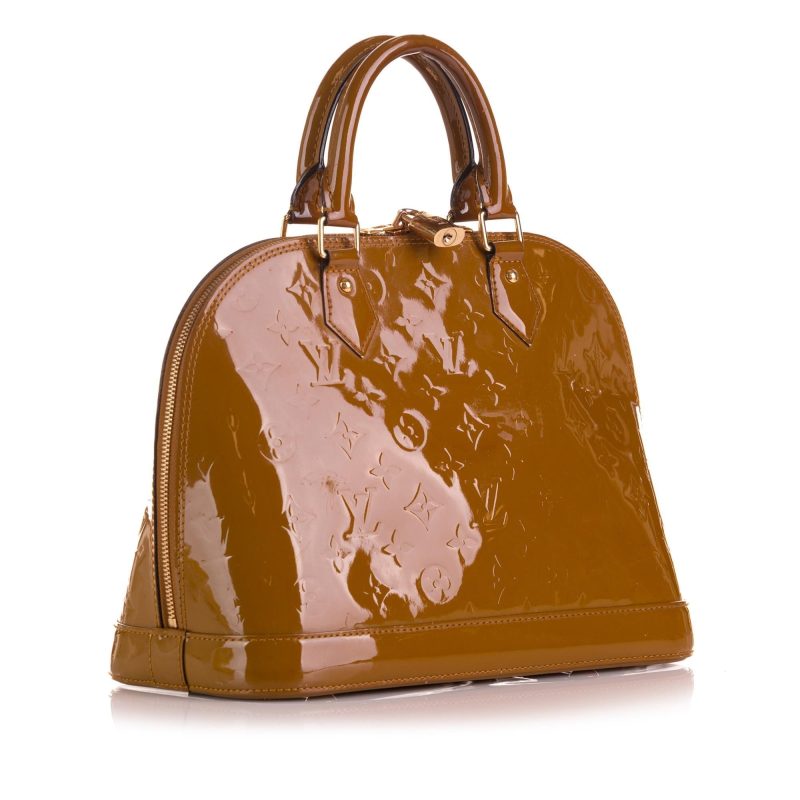 Louis Vuitton Monogram Vernis Alma PM (SHG-KVeSUD)