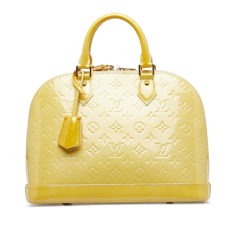 Louis Vuitton Monogram Vernis Alma PM (SHG-6v1uom) - Image 9