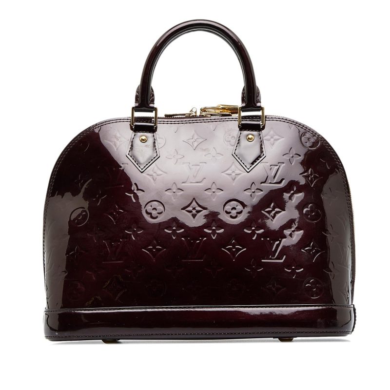 Louis Vuitton Monogram Vernis Alma PM (SHG-SkyOqF) - Image 2