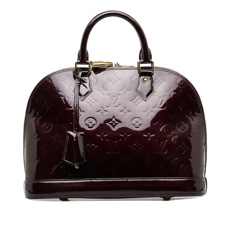 Louis Vuitton Monogram Vernis Alma PM (SHG-SkyOqF) - Image 10