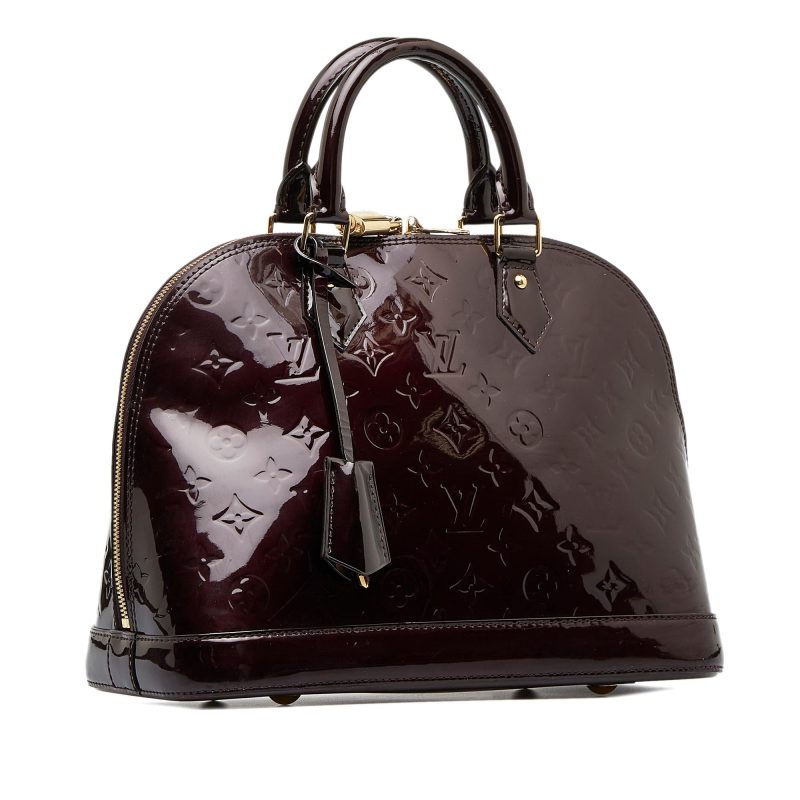 Louis Vuitton Monogram Vernis Alma PM (SHG-SkyOqF)