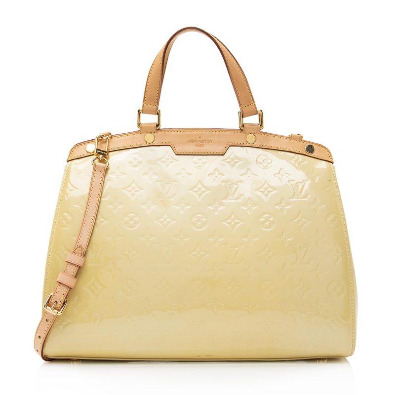 Louis Vuitton Monogram Vernis Brea GM Satchel (SHF-23147) - Image 20