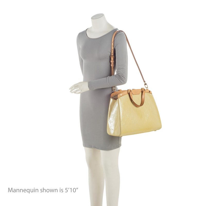 Louis Vuitton Monogram Vernis Brea GM Satchel (SHF-23147) - Image 4