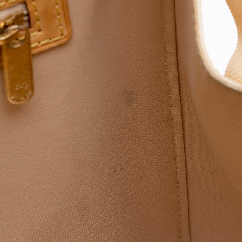 Louis Vuitton Monogram Vernis Brea MM Satchel (SHF-21419) - Image 11