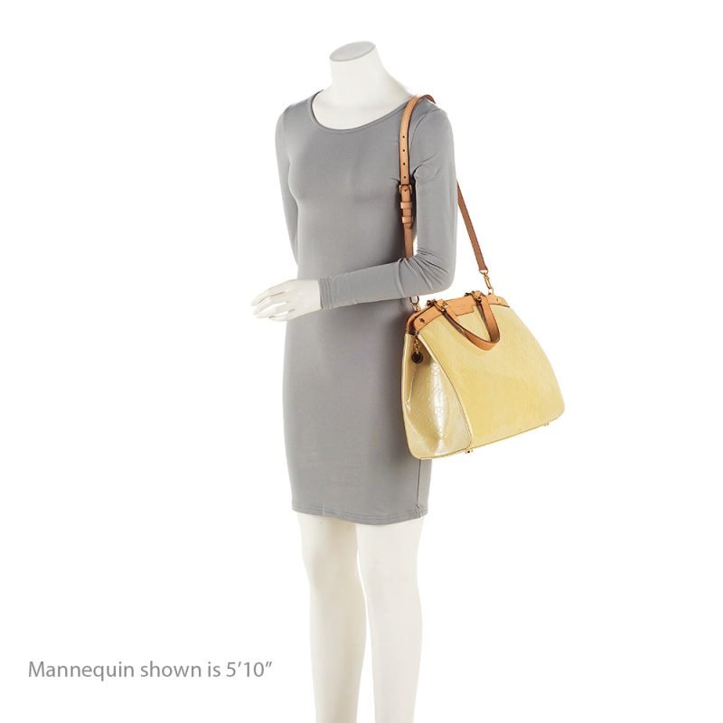 Louis Vuitton Monogram Vernis Brea MM Satchel (SHF-21419) - Image 4