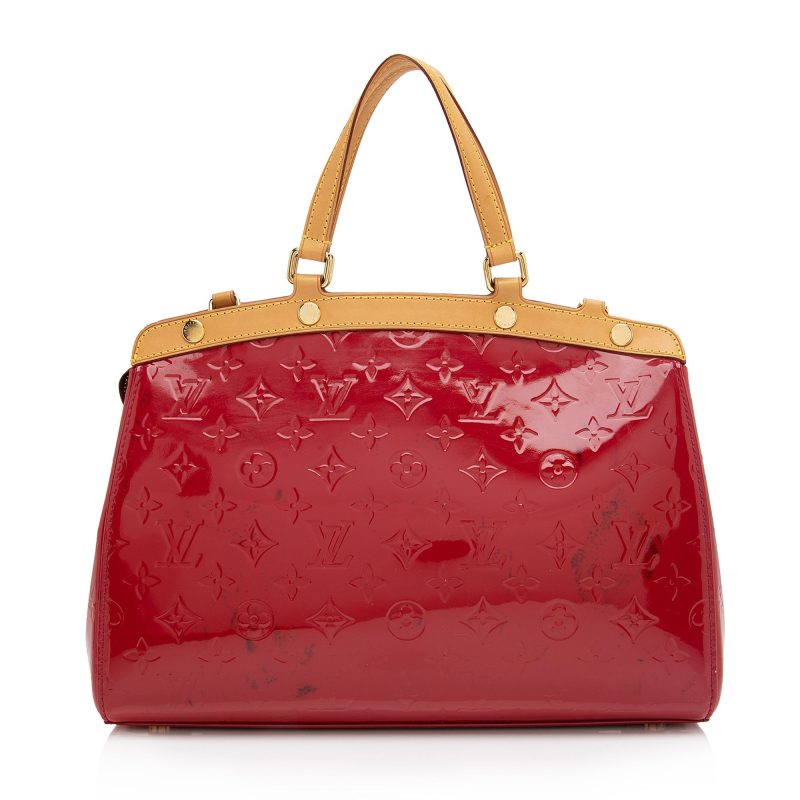 Louis Vuitton Monogram Vernis Brea MM Satchel (SHF-Lt8EA3) - Image 2
