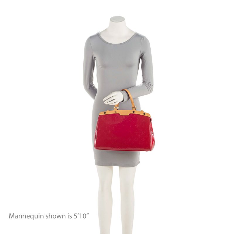 Louis Vuitton Monogram Vernis Brea MM Satchel (SHF-Lt8EA3) - Image 4