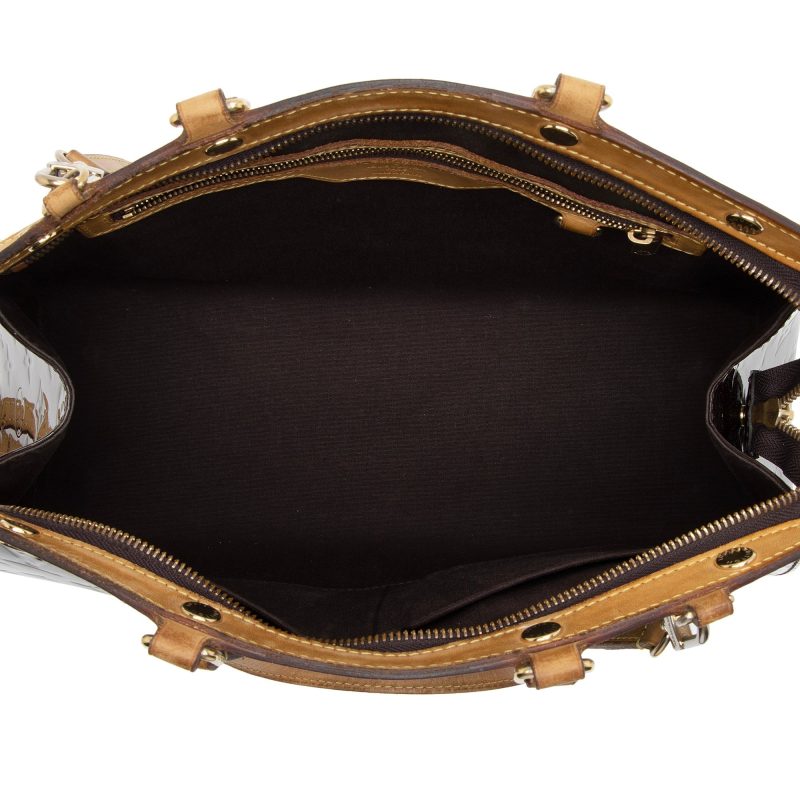 Louis Vuitton Monogram Vernis Brea MM Satchel (SHF-APAQxH) - Image 6