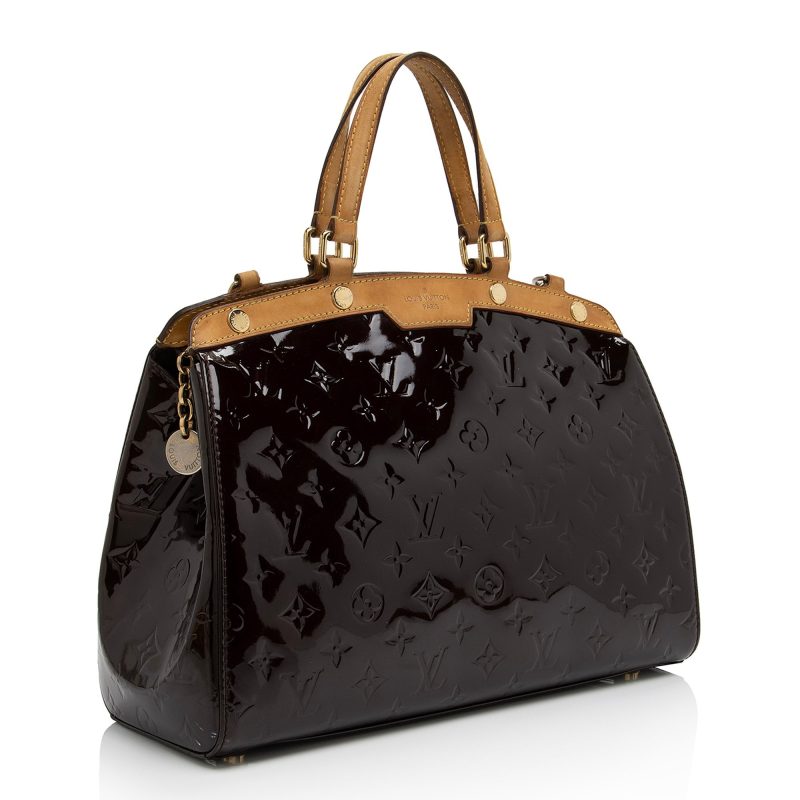 Louis Vuitton Monogram Vernis Brea MM Satchel (SHF-APAQxH)