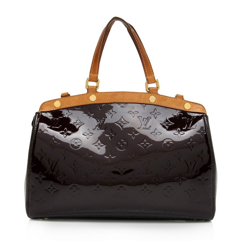 Louis Vuitton Monogram Vernis Brea MM Satchel (SHF-pABsL4) - Image 2