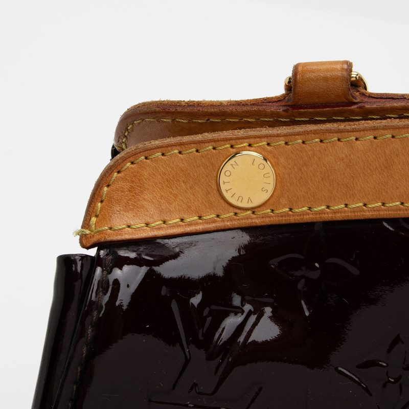 Louis Vuitton Monogram Vernis Brea MM Satchel (SHF-pABsL4) - Image 13