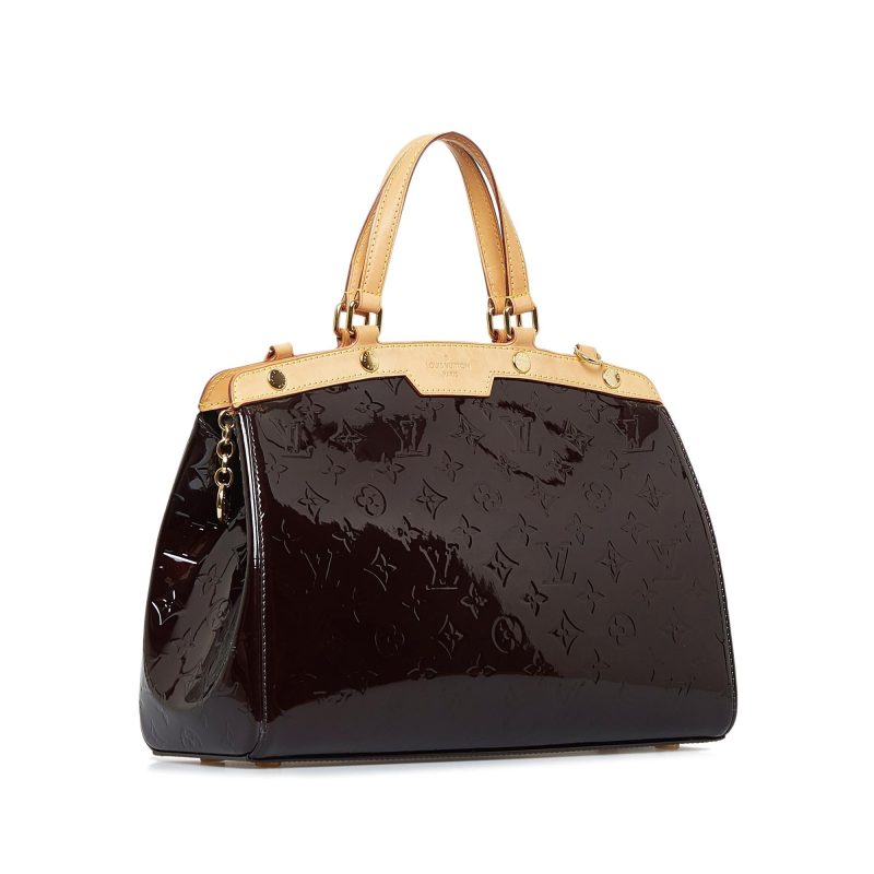 Louis Vuitton Monogram Vernis Brea MM (SHG-mhzUxd)