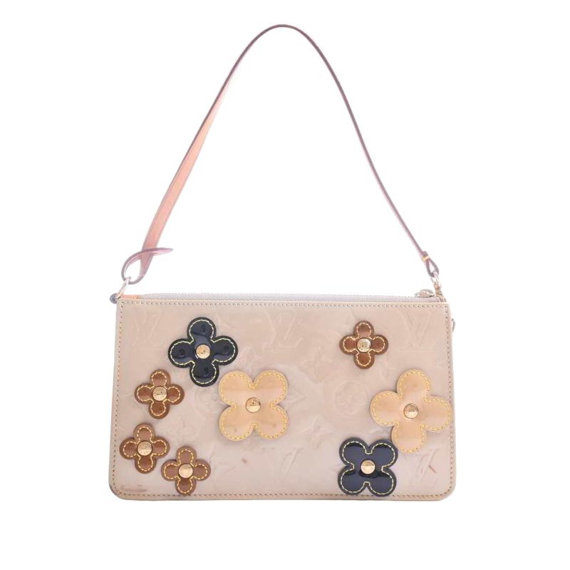 Louis Vuitton Monogram Vernis Fleurs Lexington Pochette (SHG-37531) - Image 2