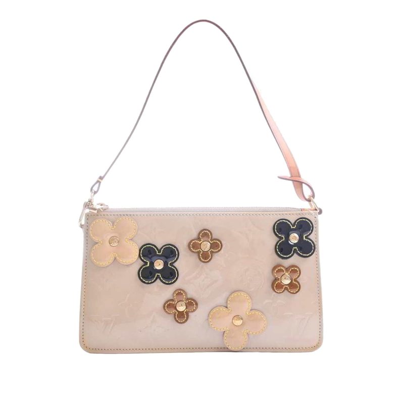 Louis Vuitton Monogram Vernis Fleurs Lexington Pochette (SHG-37531) - Image 15