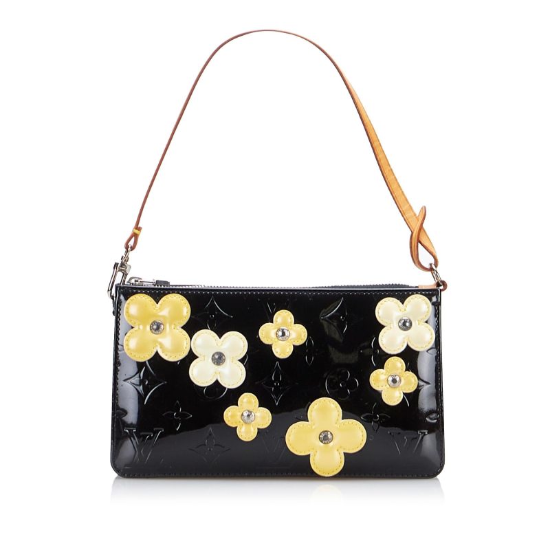 Louis Vuitton Monogram Vernis Lexington Fleurs Pochette (SHG-EGCiL8) - Image 10