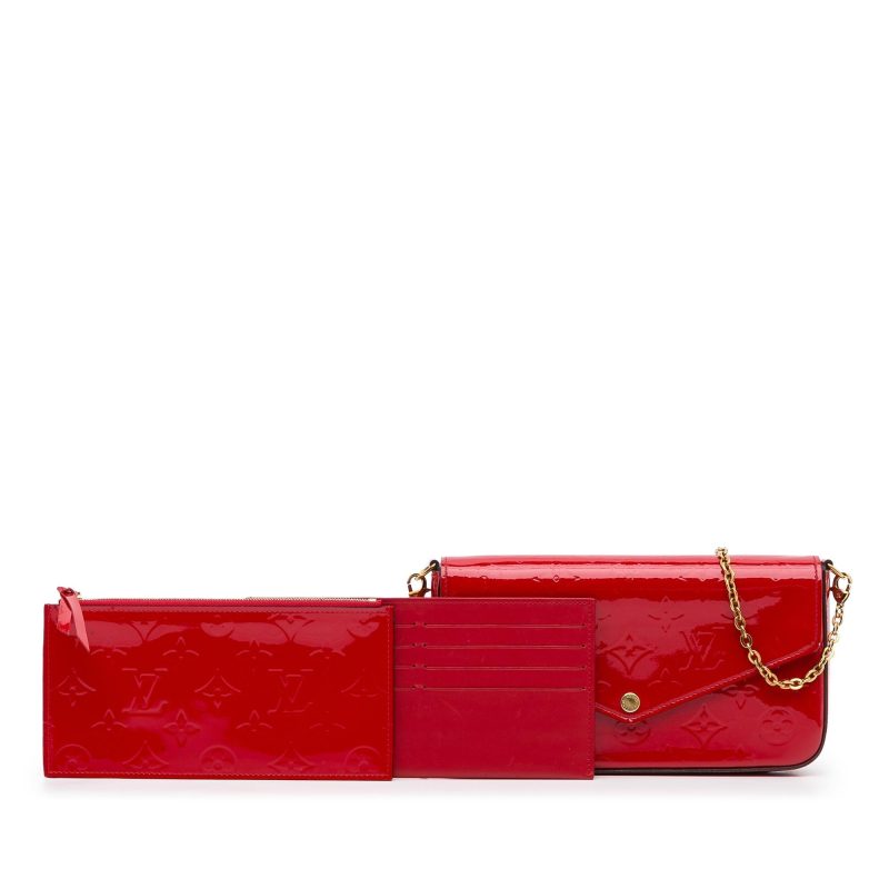 Louis Vuitton Monogram Vernis Pochette Felicie (SHG-YbsGA2) - Image 4