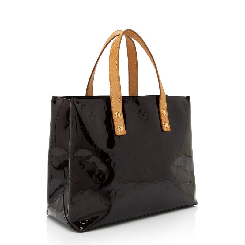 Louis Vuitton Monogram Vernis Reade PM Tote (SHF-bFQHRr)