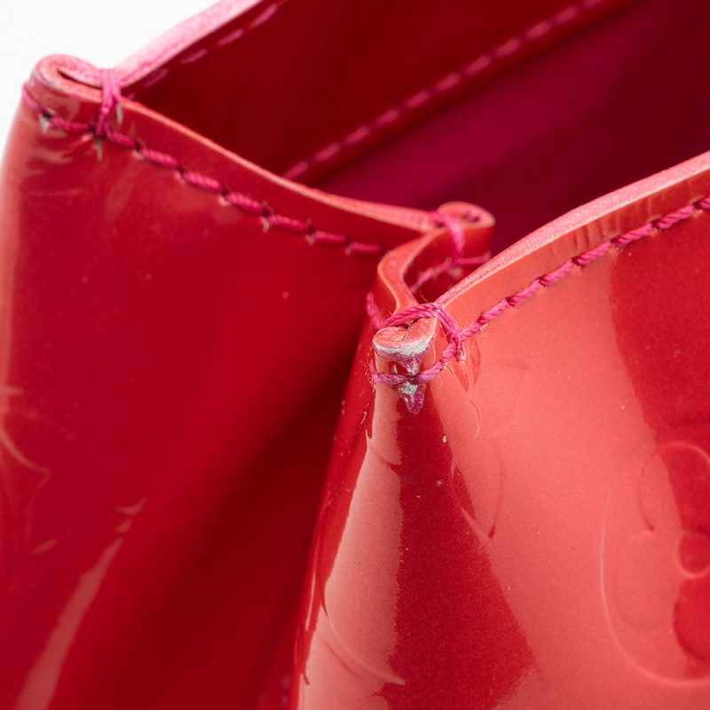 Louis Vuitton Monogram Vernis Wilshire PM Tote - FINAL SALE (SHF-18749) - Image 9