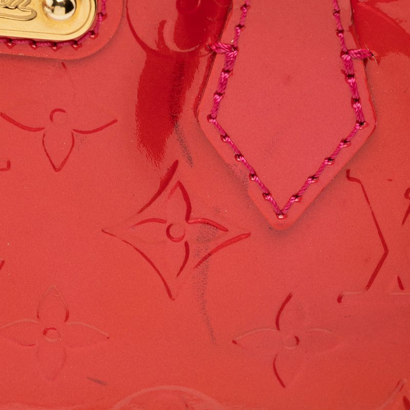 Louis Vuitton Monogram Vernis Wilshire PM Tote - FINAL SALE (SHF-18749) - Image 12