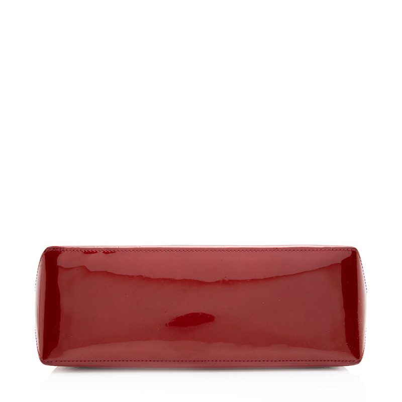 Louis Vuitton Monogram Vernis Wilshire PM Satchel (SHF-21149) - Image 3