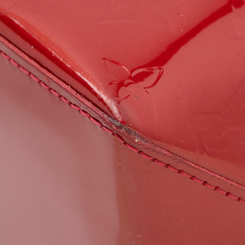 Louis Vuitton Monogram Vernis Wilshire PM Satchel (SHF-21149) - Image 19