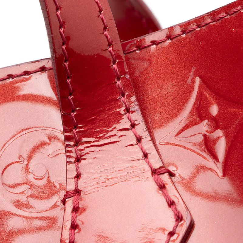 Louis Vuitton Monogram Vernis Wilshire PM Satchel (SHF-21149) - Image 14