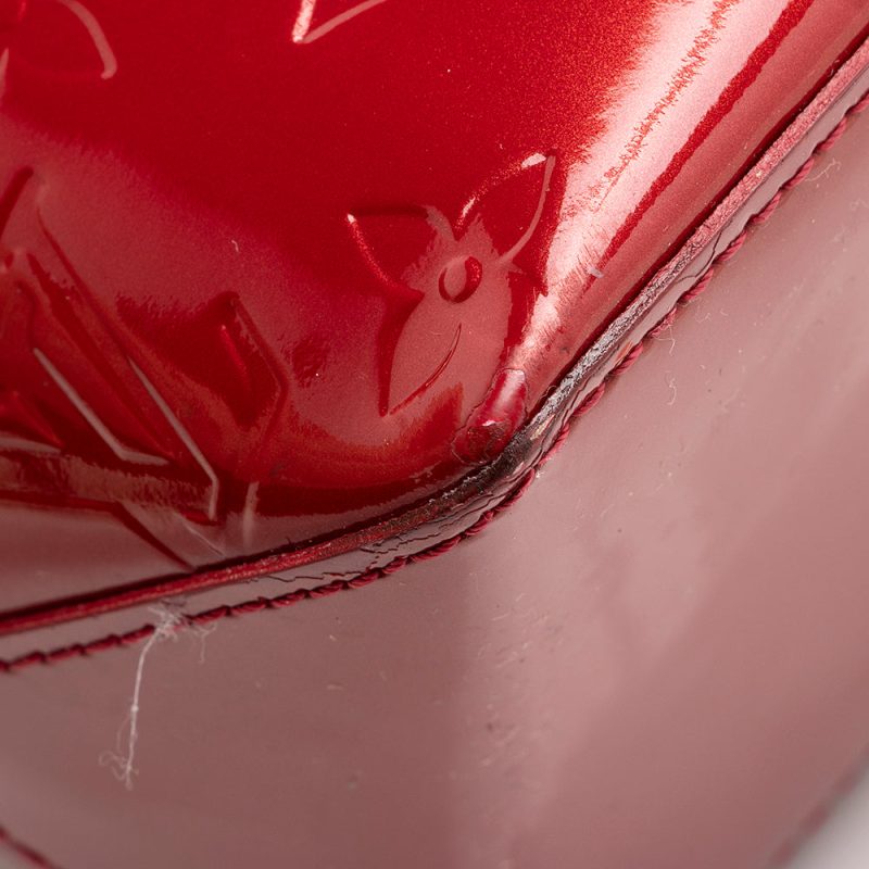 Louis Vuitton Monogram Vernis Wilshire PM Satchel (SHF-21149) - Image 18
